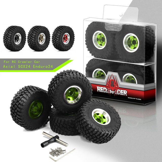 RS RC Mud Terrain Reifen 1.0 Beadlock Felgen Set, Zubehör - Bild 1