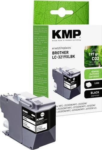 KMP Druckerpatrone Schwarz kompatibel mit Brother LC-3219XLBK für Tintenstrahldrucker - Bild 1