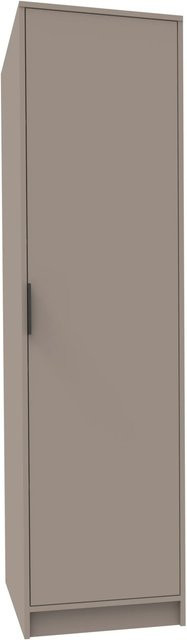 Fackelmann Stauraumschrank Putzschrank mit 1 Tür und Regalböden in Kaschmir Grau, B/T/H: 50 x 65,1 x 188,2 cm - Bild 1