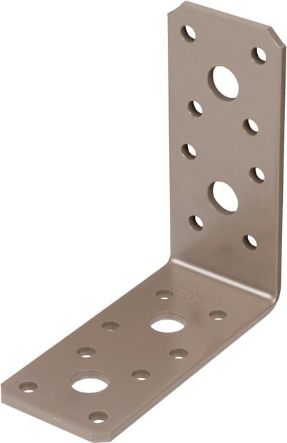 GAH Alberts Duravis Winkelverbinder aus Stahl in Perlbeige, B/T/H: 90 x 90 x 40 mm - Bild 1