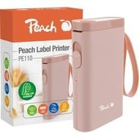 PE110 Bluetooth Thermik-Etikettendrucker in Peach/Pink/Weiß - Bild 1