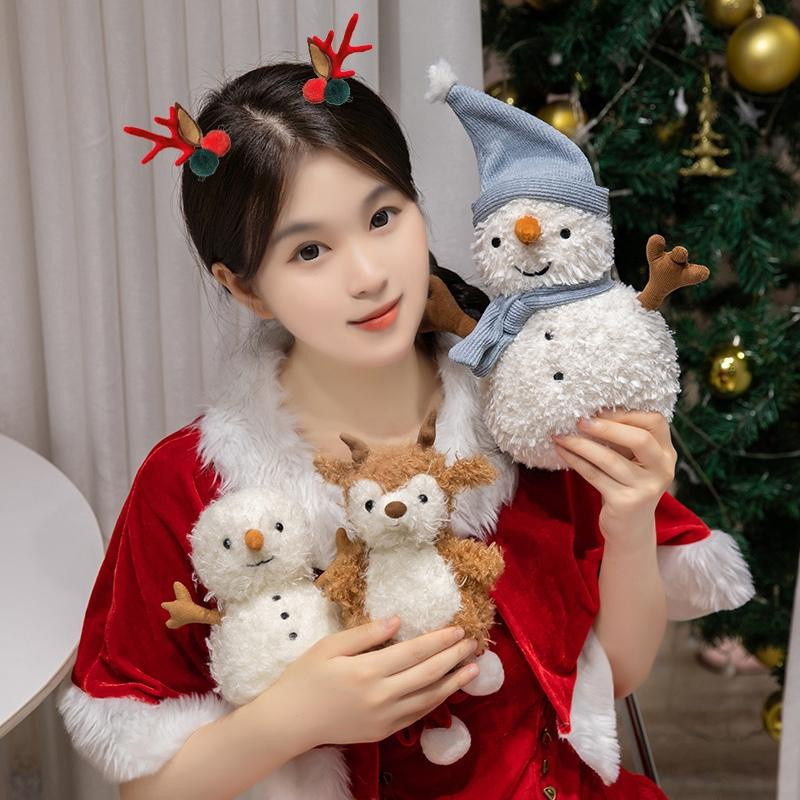 Kidsly Schneemann Elch Plüschtier, Plüschpuppe, ab 18 Jahre - Bild 1