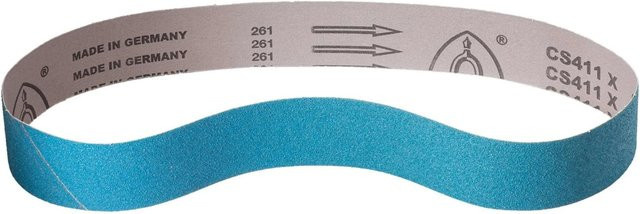 Klingspor Gewebe Schleifband CS411X Korn 60 für Metall und Kunststoff B: 25 mm, L: 762 mm, 10 Stück - Bild 1