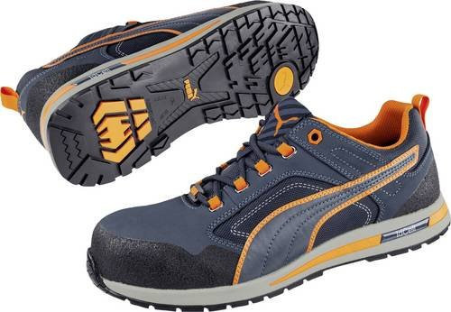 Puma Safety Sicherheitsschuh Crosstwist Low S3S in Blau und Orange, Größe 37 - Bild 1