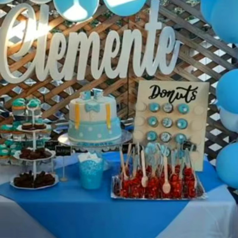 YOCITY Holz Donut Ständer für Hochzeit, Geburtstag und Party als Tischdekoration - Bild 2