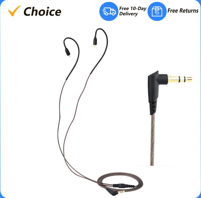 Dodocool MMCX Ersatzkabel für In-Ear Kopfhörer mit 3,5 mm Klinkenstecker für Shure und Sony - Bild 1