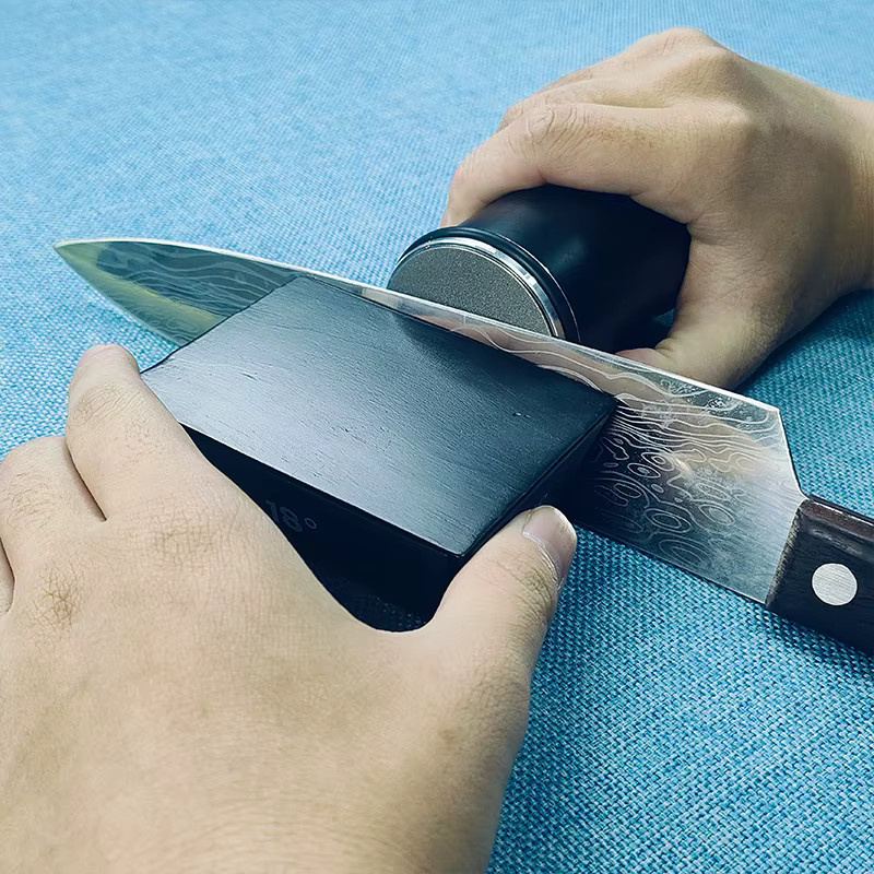 RSCHEF Diamant Rollmesser Spitzer mit 4 Schärfwinkeln in Schwarz für Küchenmesser, 15/18/20/22 Grad - Bild 2