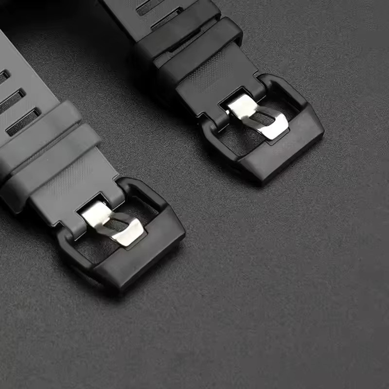 Casio Uhrenarmband, Silikon, Schwarz, Sportarmband - Bild 2