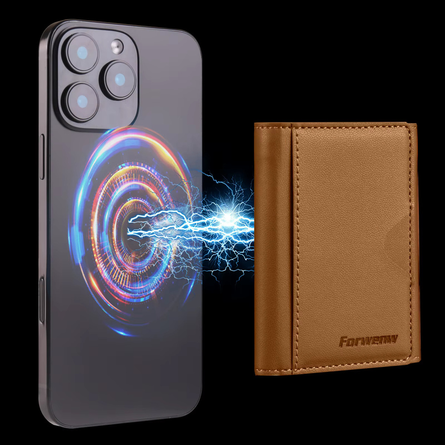 Luxuriöse Retro-Lederhülle als Brieftasche und Karten-Business-Handyhülle für Samsung und iPhone 17 in Braun - Bild 2
