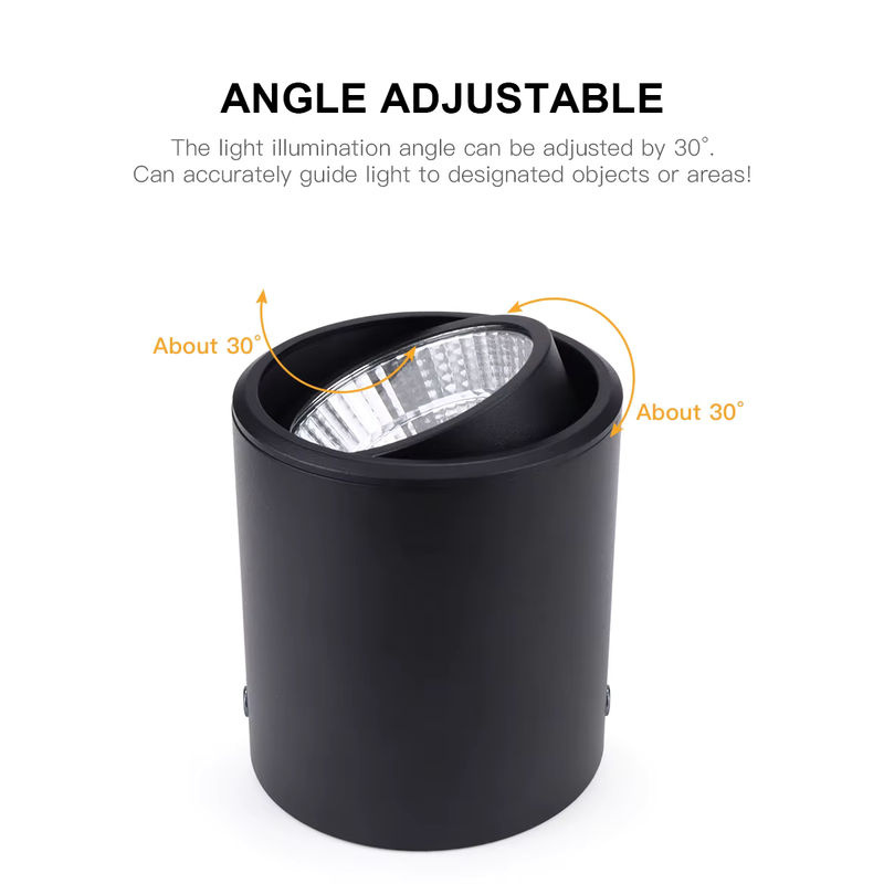 MALITAI COB LED Spot Licht Aluminium Deckenlampe Schwarz für Innenräume und Küche - Bild 4