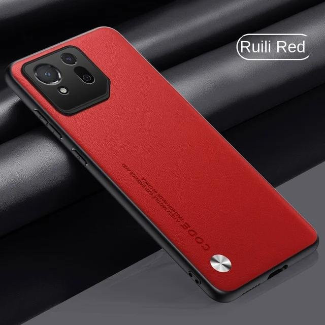 Asus ROG Phone 9 Pro Schutzhülle aus veganem Leder in Rot - Bild 1