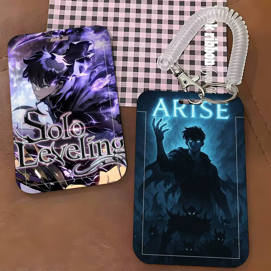 Solo Leveling Ausweishülle aus Kunststoff für Schulkarten, Zugangskarten und ID-Karten, Mehrfarbig - Bild 2