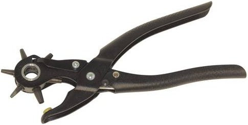 C.K Revolverlochzange T3817 in Schwarz mit Bohrungen von 2 mm bis 4,5 mm, Länge: 220 mm - Bild 1