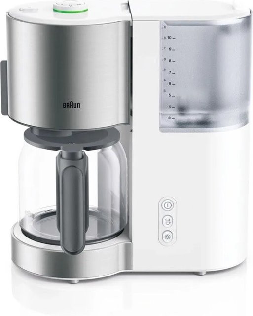 Braun Filterkaffeemaschine ID Collection KF 5120 WH Weiß mit Glaskanne für 10 Tassen - Bild 1