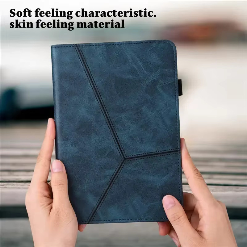 Luxus PU Leder Brieftaschen-Hülle für Xiaomi Redmi Pad 2 Pro 12,1 Zoll in Blau - Bild 3