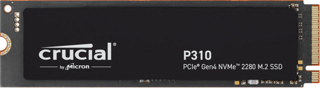 Crucial P310 NVMe SSD 500GB M.2 2280 PCIe 4.0 Schwarz - Bild 1