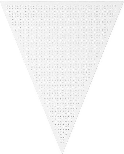 Rico Design Paper Poetry Wimpelgirlande aus Karton, 10 Stück, Weiß - Bild 1