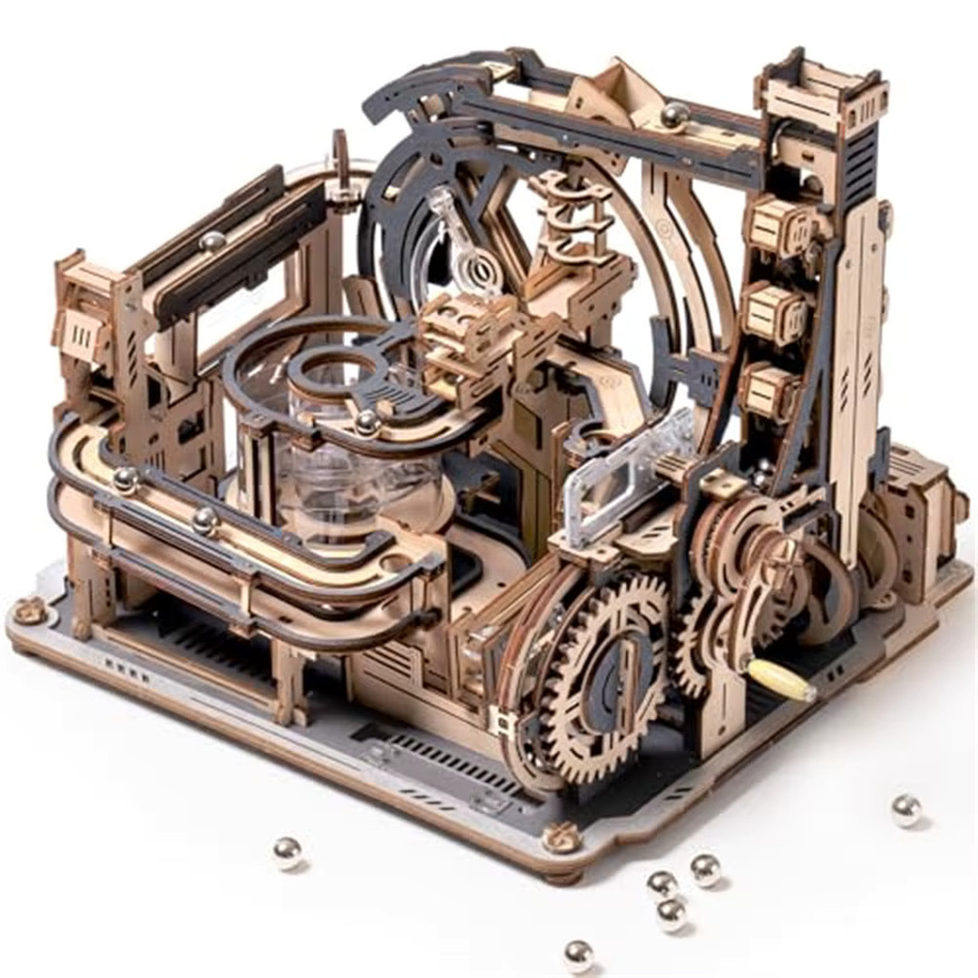 ROKR Marmor-Weltraumhafen, 3D-Puzzle, Holzpuzzle, Holz - Bild 6