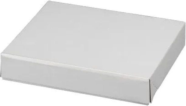 40er Set PROREGAL E-Commerce Faltbodenschachtel aus Wellpappe, Weiß, B: 40 cm, T: 30 cm, H: 8 cm - Bild 1
