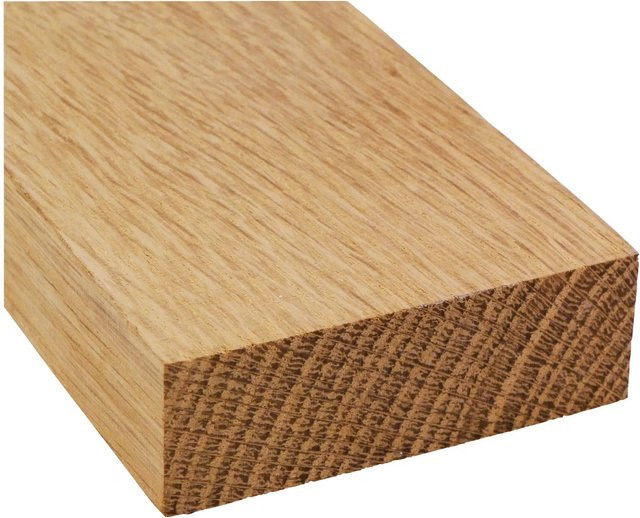 Döllken Profiles Rechteckleiste Eiche braun aus Massivholz, B/H/T: 20 x 5 x 1000 mm - Bild 1