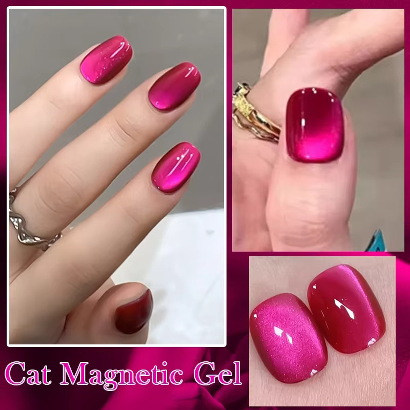 MISS SHAKA Magnetischer Nagellack Drachenfrucht-Katzenaugen-Gel, 10 ml - Bild 5