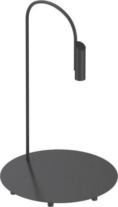 Flos Caule Outdoor Bodenleuchte in Schwarz aus Aluminium und Edelstahl mit dimmbarer LED - Bild 1
