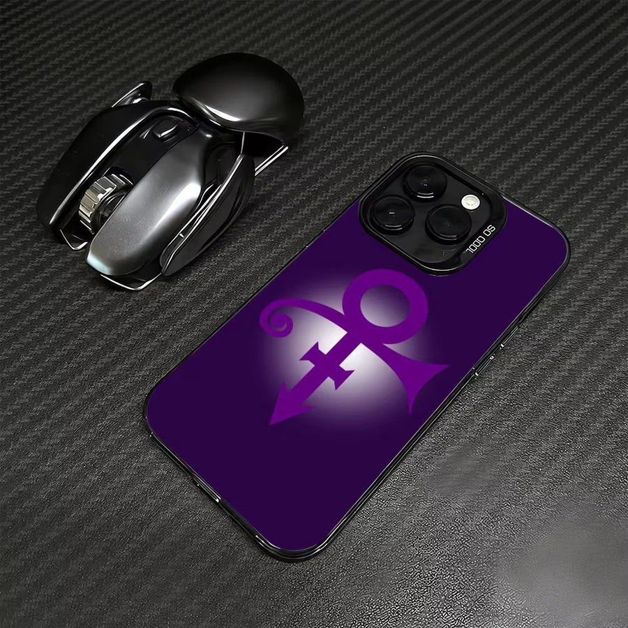 Prince R-Rogers Nelson Handyhülle für iPhone 11 bis 17 Pro Max mit Farbverlauf in Multicolour, Schwarz und Lila, schlanke und stoßfeste TPU Hülle - Bild 4