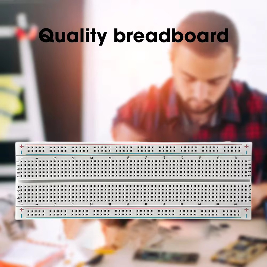 Steckbrett MB-102 PCB-Platine für Testentwicklung in Weiß - Bild 4