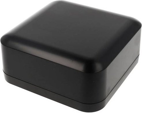 Hammond Electronics 1556FABK Universal-Gehäuse aus flammhemmendem ABS-Kunststoff in Schwarz, B/T/H: 160 x 160 x 70 mm - Bild 1