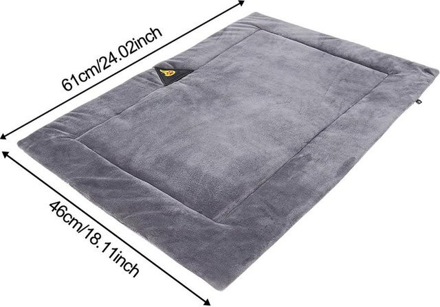 Selbsterwärmende Haustierunterlage von Household supplies MH als Wärmematte für Hunde und Katzen in Grau - Bild 1