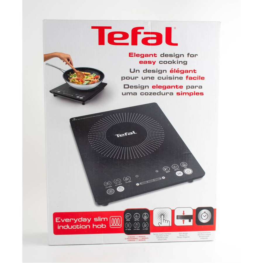 Tefal Induktions-Kochplatte IH2108 in Schwarz mit Digitalanzeige und Timer - Bild 2
