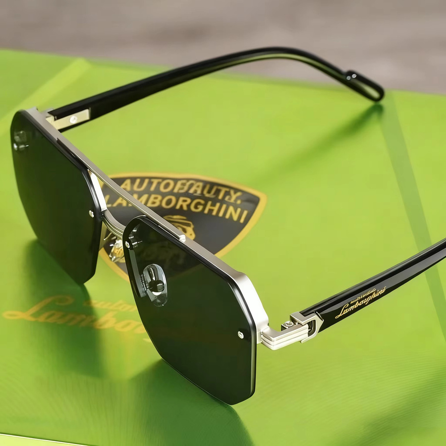 Lamborghini Sonnenbrille, Vollrand, Metall, black - Bild 5
