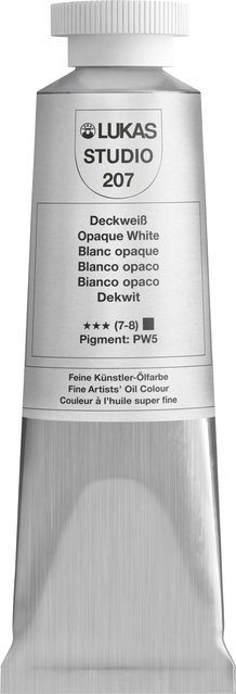 Lukas Studio Ölfarbe Deckweiß 37 ml Premium-Qualität für Profis - Bild 1