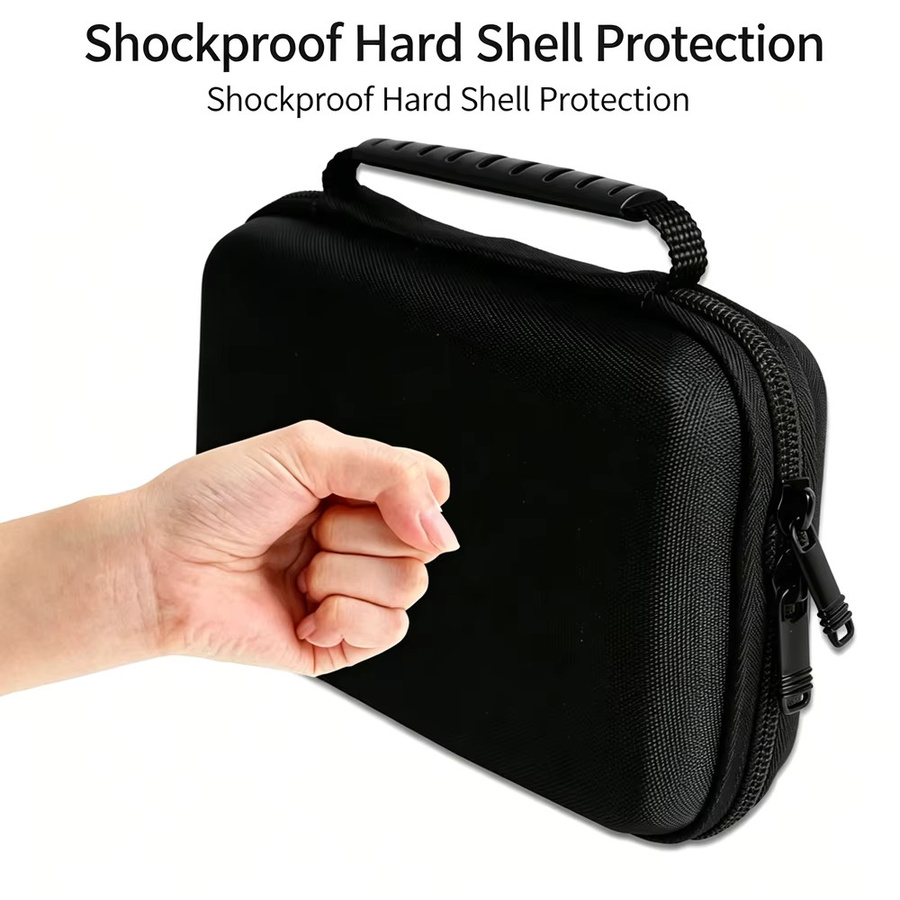 FANGTUOSI Hartschalen-Schutztasche für NEW 3DS XL, NEW 3DS LL und 2DS XL in Orange und Schwarz - Bild 1