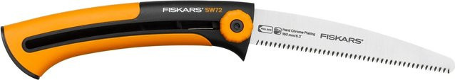 Fiskars Handsäge mit Feinzahnung in Orange, Sägeblattlänge: 16 cm - Bild 1
