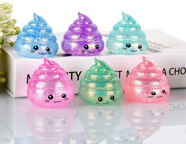 Squishy Maltose Kackhaufen Stressball, Blindbox, Glitzer, Dehnbar, Quetschen - Bild 1