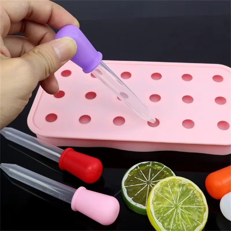 Silikon Pipetten Set in Multicolour mit 5ml Fassungsvermögen für Labor und Schule - Bild 1