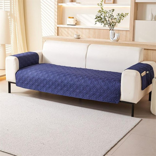 Wasserdichter Haustier-Sitzbezug für Sofa und Sessel von Yiran Furniture, blau, mit Aufbewahrungstasche, Breite: 190 cm - Bild 1