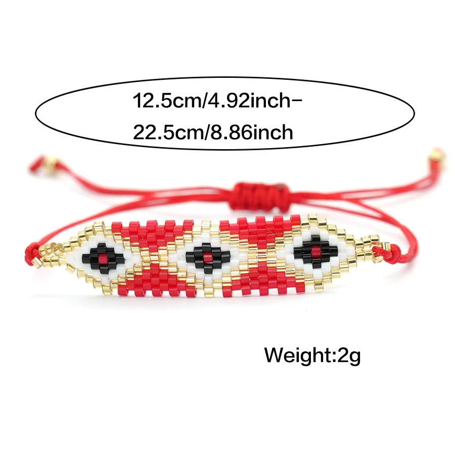 Noter Armband, Acryl-Reisperlen, Unisex, Bunt - Bild 3
