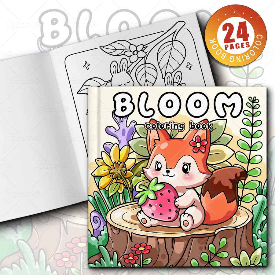 BLOOM Gemütliche Räume Malbuch für Erwachsene, 24 Seiten - Bild 2