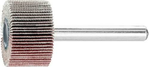 PFERD Korund Fächerschleifer für Feinschliff und Finish, Durchmesser: 25 mm, Breite: 15 mm, Schaft-Durchmesser: 6 mm, Körnung: A180, 10 Stück - Bild 1