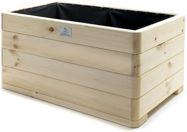 HolzFee Premium Pflanzkasten Dona aus Massivholz Fichte B/T/H: 80 x 50 x 39 cm - Bild 1