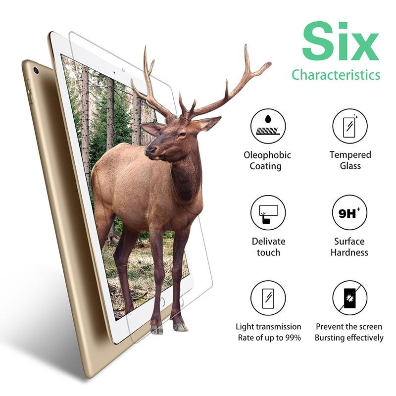 Transparentes gehärtetes Glas Displayschutzfolie für Apple iPad Pro 11 2024, iPad Air 5, iPad Mini 7 6 5 4 und iPad 10 9 8 7 10.2 Zoll - Bild 2
