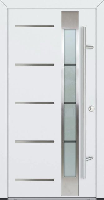 FM Türen Innenbeschläge Set Modell 45 Weiß Rechts Modern aus Stahl B: 100 cm, H: 210 cm - Bild 1