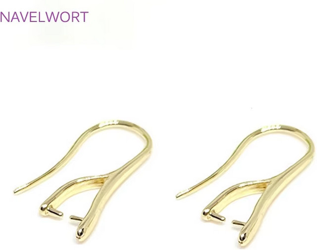 Ohrhaken 14K vergoldet, Gold, Unisex - Bild 1