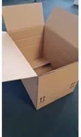 Versandkarton FEFCO 0201 aus braunem Wellpappe, B/T/H: 33,5 x 23,0 x 23,0 cm - Bild 1