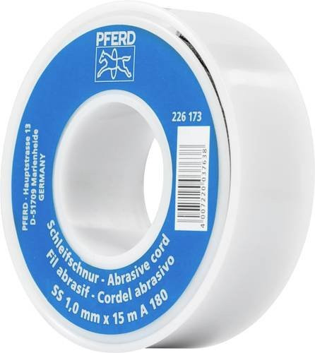 PFERD Korund Schleifschnur AC A180 Durchmesser: 1,0 mm, Länge: 15 m - Bild 1