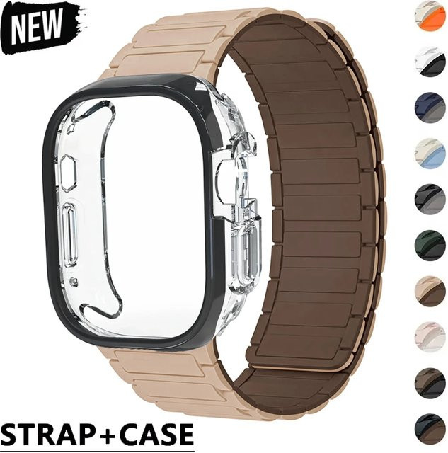 FancyWrist Armband und Hülle, Silikon, Apple Watch Ultra/S11/S10/S9/S8/SE3 - Bild 1