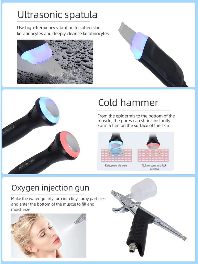 YUET WIN 12-in-1 Aqua-Peeling-Lifting-Gerät, Gesicht, Unisex - Bild 4