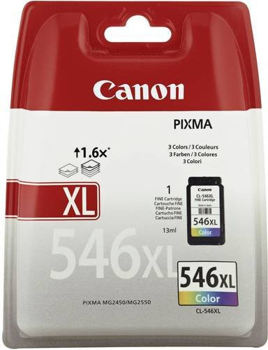 Original Canon Tintenpatrone CL-546XL Tri-Color Cyan, Magenta, Gelb - Bild 1